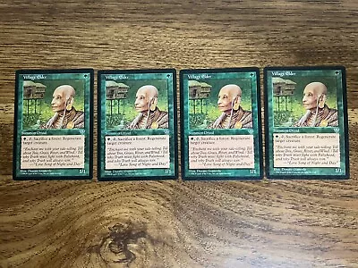 4x Village Elder From Mirage MTG Playset Very Good Condition • $0.99