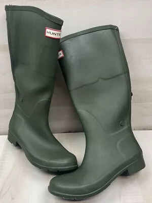 Hunter For Target Women’s Size 9 Green Rain Boots Zip • $34.99