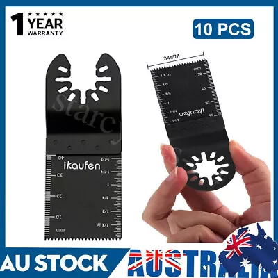 AU Oscillating Multi Tool Saw Blades Dewalt Fein Makita Bosch Wood Metal Cutter • $12.99