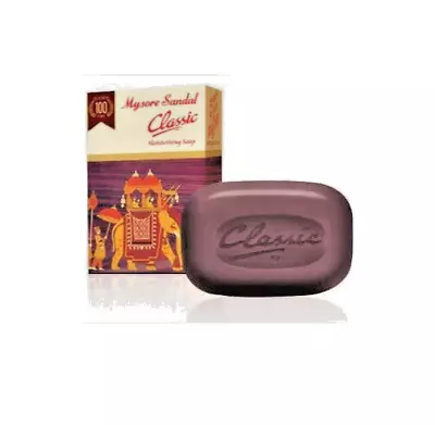 Mysore Sandal Classic Moisturising Soap Bar Indian Natural Soap -75g- Free Ship • $9.19