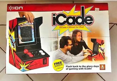 Atari Ion ICade Arcade Video Gaming System Cabinet For IPad New In Box • $85