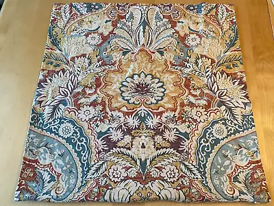 $29.99 • Buy Pottery Barn Linen Blend Floral Pillow Cover 20  X 20 