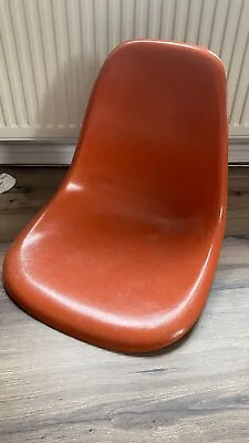 Eames Fiberglass Bowl RO Red Orange Herman Miller Vitra Chair Sidechair • £248.66