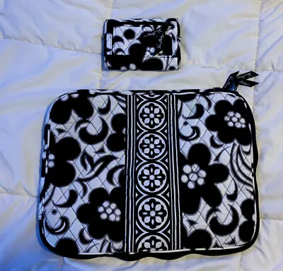 Vera Bradley  Night & Day  Laptop Sleeve And Matching Wallet Retired Pattern. • $39