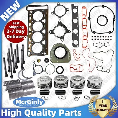 2.0T Engine Rebuild Kit With 4Pcs Φ82.5mm Pistons 06H107065DD For VW AUDI SEAT • $288.57