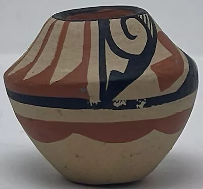 Vintage Native American Folk Pottery Miniature Vase • $29.95