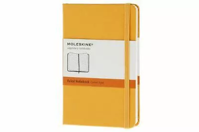 Classic Notebooks Ser.: Moleskine Golden Yellow Pocket Ruled Notebook Hard By... • $12