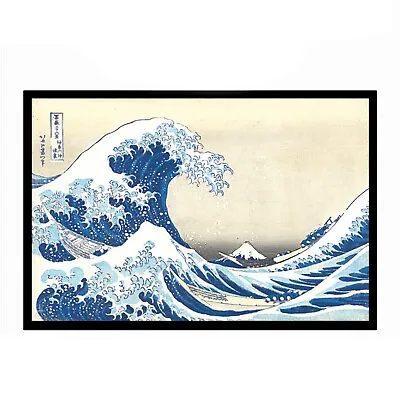 Great Waves Off Kanagawa By Hokusai - 10  X 15  Timeless Art Mood Mats Moodmats • $43