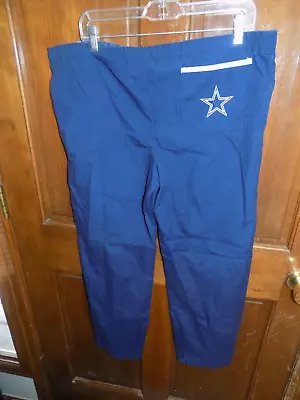 NFL Team Apparel Dallas Cowboys 3 Pocket Scrubs Pants Men's Small Blue Football • $19.99