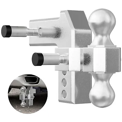 $90.24 • Buy VEVOR Trailer Hitch Ball Mount Hitch With 2  X 2  Receiver ＆ 4  Drop Adjustable