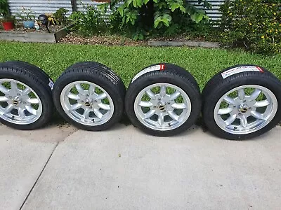 $1375 • Buy Superlite 15x6 Holden FC EK EH HR HK Monaro Torana Set 4 NO TYRES!!  New! 