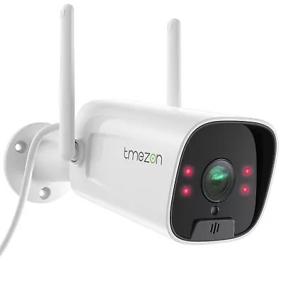 TMEZON 3MP Wireless Security Camera Outdoor WIFI IR HD CCTV Smart Home IP CAM • £28.99