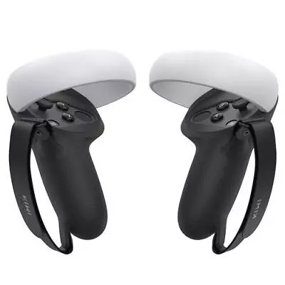 Kiwi Design For META Oculus Quest 2 Touch Controller Silicone Grip Cover Black • $38.10