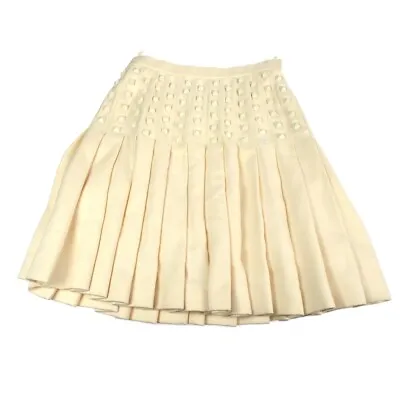 Chanel Pleats Skirt White 03A #34 99884 • £347.08