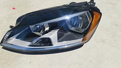 2015 2016 2017 Volkswagen Golf MK7 Headlight Left Driver Halogen Lamp • $90