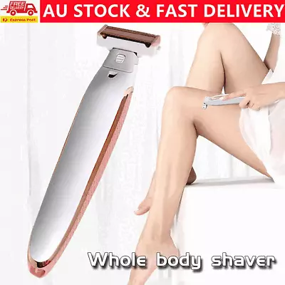 Electric Lady Shaver Bikini Trimmer USB Rechargeable Women Hair Remover Epilator • $10.90