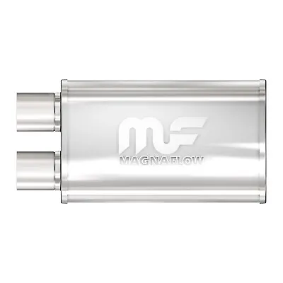 Magnaflow 14210 Polished Performance Muffler 5x8x14 Oval 2.5  Same Side Offset • $192