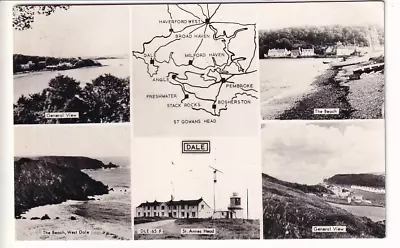 £1.95 • Buy A Frith's Real Photo Multiview Post Card Of Dale, With Map Of Pembrokeshire
