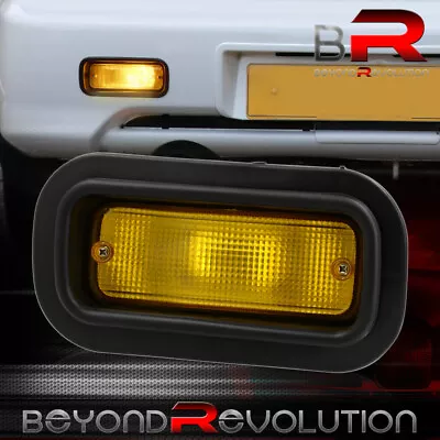 For Nissan USDM JDM Style Rear Bumper Driving Running Fog Light Lamp Yellow Lens • $26.99