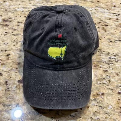 Masters Tournament Hat Black Adjustable Augusta GA Golf PGA • $19.99