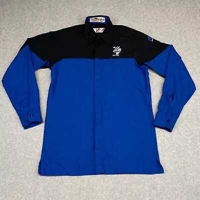 Red Kap Mens Shirt Small Blue Long Sleeve Work Uniform Mechanic Dealership Mopar • $14.95