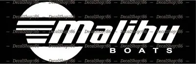 Malibu Boats - Outdoor Sports - Car/SUV/Truck Vinyl Die-Cut Peel N' Stick Decals • $7.50