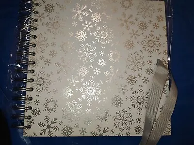 Winter Wedding GuestBook/ Christmas Photo/ Memory/ Scrapbook. Xmas Blank. 8 X8  • £1.99