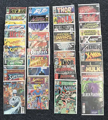 Huge Premium 50 Comic Book Lot-marvel & Dc-free Shipping! Bagged And Boarded • $59