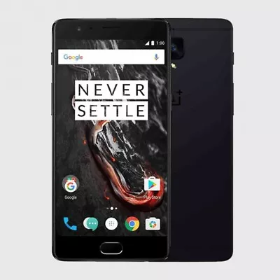 ONEPLUS 3T 64 GB REFURBISHED Black Smartphone | 6 MONTH WARRANTY | FREE POSTAGE • $410