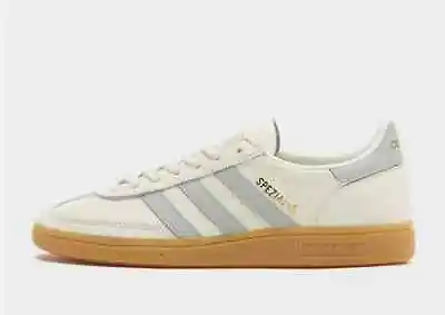 Adidas Originals Men's Handball Spezial Shoes In Cloud White /Grey /Gum • £99.99