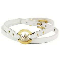 Michael Kors Crystal Gold Tone Double Wrap Buckle Bracelet MKJ3853710 $80 • $49.99