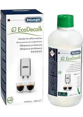 $44.25 • Buy De'Longhi |EcoDecalk |DLSC500 | Natural Descaler For Coffee Machines 500mls Pack