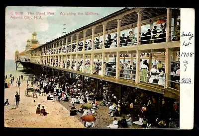 The Steel Pier Atlantic City N.J. Post Card • $2.75