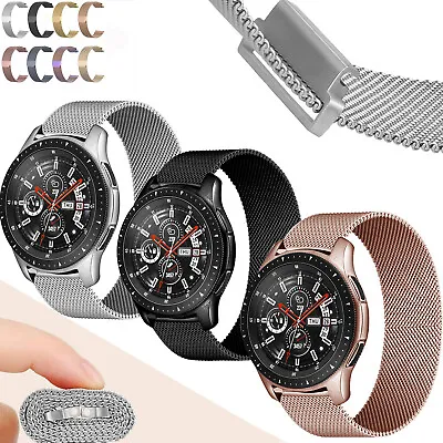 Magnetic Milanese Watch Band Strap For Samsung Galaxy Watch 42/46mm Active 40 44 • $13.99