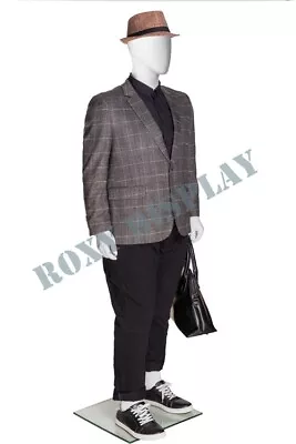 Male Mannequin Plus Size EGGHEAD Male Mannequin Display #MZ-PLUSMANW2 • $279