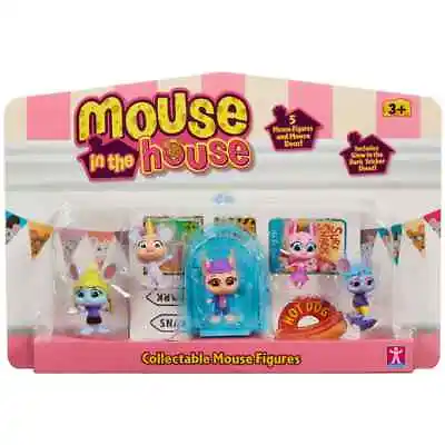 £9.81 • Buy Mouse In The House Collectable 5 Figure Pack Purple Hat Millie Set For Ages 3+