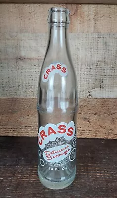 $10 • Buy Vintage CRASS BEVERAGES Soda Bottle - Richmond, VA By Coca-Cola