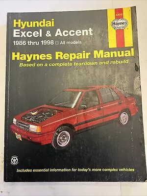 Haynes 43015 Repair Manual For Hyundai Excel 1986-1998 Hyundai Accent All Models • $13