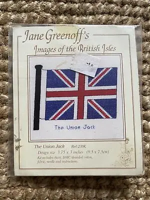 Union Jack Counted Cross Stitch Kit By Jane Greenoff • £5.99