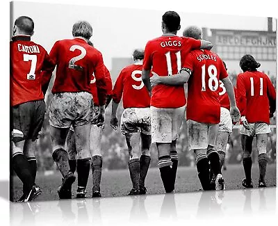 Football Canvas Wall Art Manchester United Pictures For Walls Beautiful Bedroom • $14.90