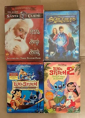 Lilo & Stitch 1 & 2 Stitch Has A Glitch DVD LOT W SLIPCOVERS Santa Clause Trilog • $34.99