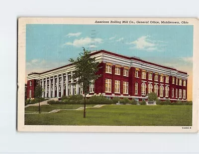 Postcard American Rolling Mill Co. General Office Middletown Ohio USA • $20.97