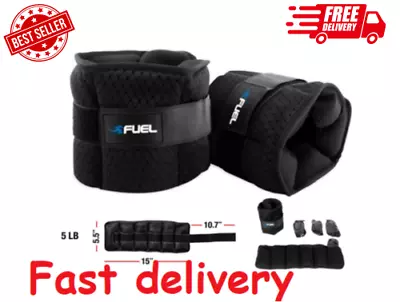 Fuel Pureformance Adjustable Wrist/Ankle Weights 2.5-Pound Pair (5 Lb Total) • $10.88