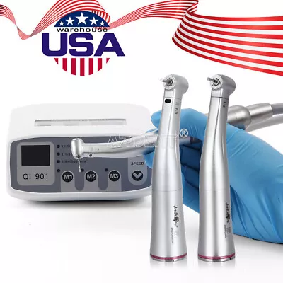 Dental NSK Style LED Electric Micro Motor NEW/ 1:5 LED Contra Angle Handpiece • $300.99