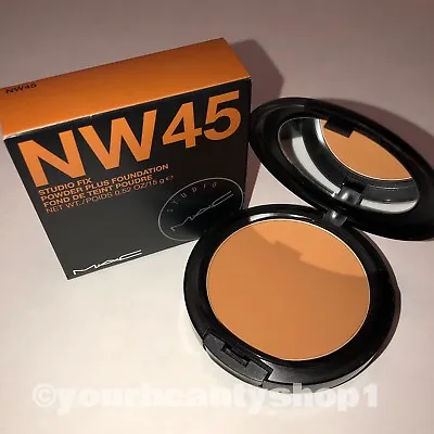 New MAC Studio Fix Powder Plus Foundation NW45 100% Authentic • $45.99