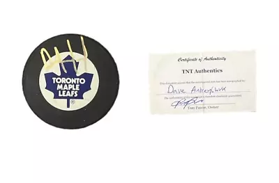 AUTOGRAPHED/SIGNED Authenticated Hockey Puck Dave Andreychuk Toronto Maple Leafs • $0.99