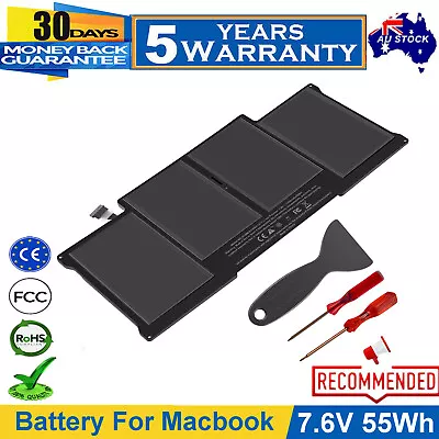 A1405 Battery For Apple Macbook Air 13 A1466 Mid 2012 2013 Early 2014 2015 A1496 • $43.99