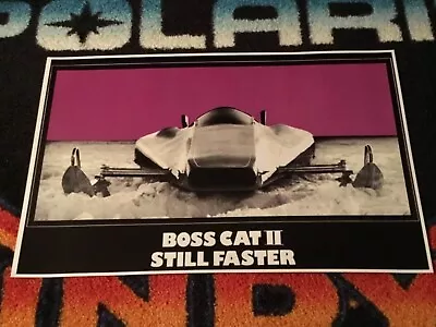 🏁 ‘72 ARCTIC CAT BOSS CAT II Speed Snowmobile Poster Vintage Race Sled Cat Two • $21.88