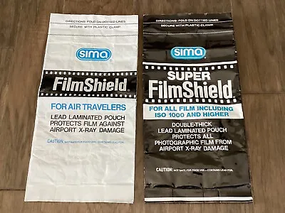 $19.99 • Buy 2 Vintage Sima Film Shield Lead Laminated Pouch Bags X-Ray Security