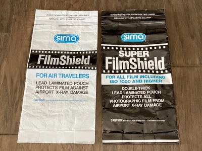 $19.99 • Buy 2 Vintage Sima Film Shield Lead Laminated Pouch Bags X-Ray Security